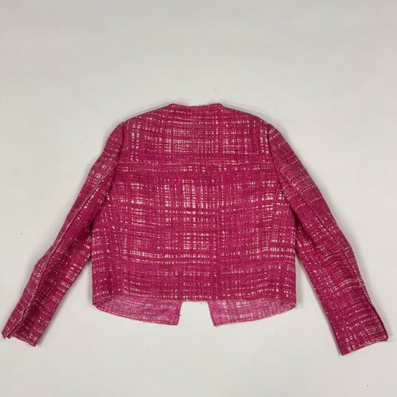 Prada Pink Tweed Button-Front Blazer - Picture 9 of 9